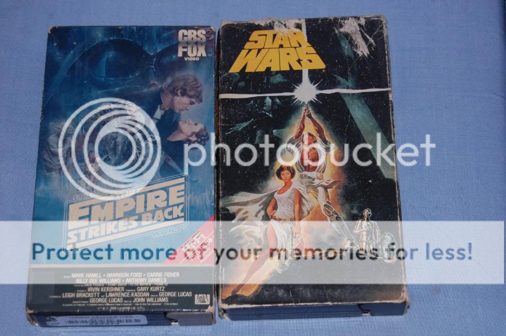 The original VHS of Star Wars Star Wars 6 Dvd. The original VHS of Star Wars