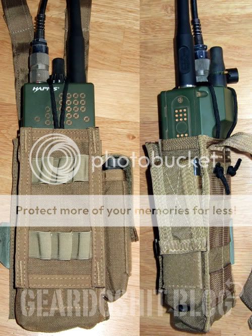 MBITR PRC152 dummy radio in radio pouches G E A R D O S H I T