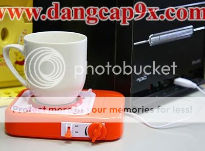 Hâm nóng đồ uống qua cổng USB có đồng hồ hiển thị ( Verison 2 )