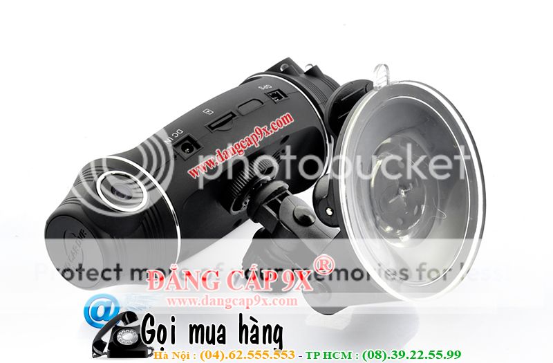 Camera hành trình, hộp đen ôtô DVR SC310 HD, tích hợp 2 camera và GPS